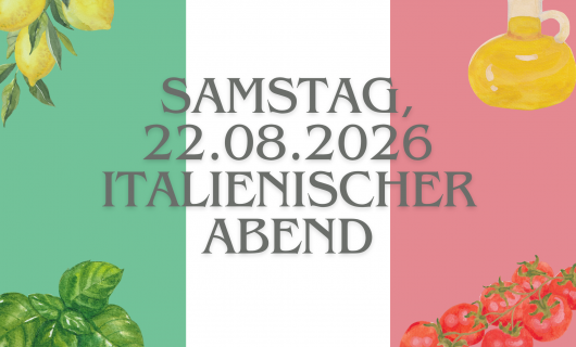 Italienischer Abend am 22.08.2026