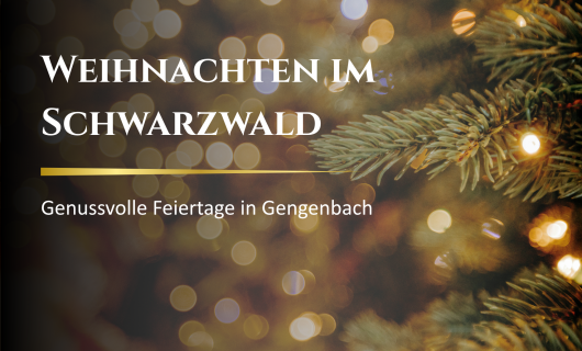 Weihnachten. Zeit zum Genießen.