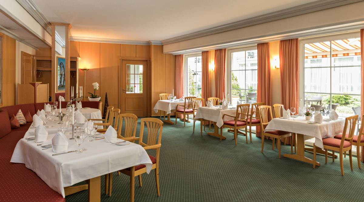 Le restaurant dans l'hôtel Forêt-Noire de Gengenbach