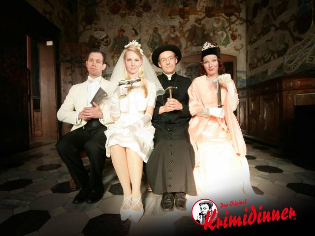Krimidinner - Hochzeit in Schwarz
